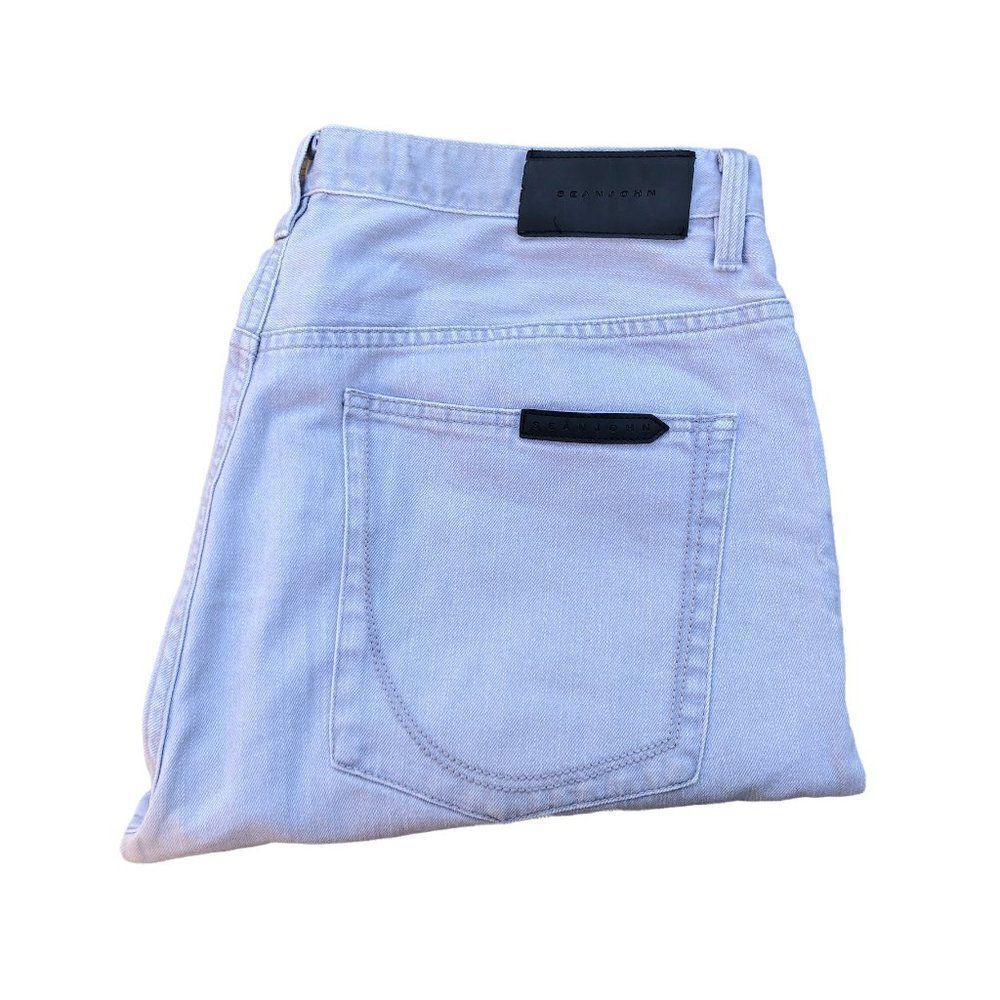 RARE Sean John Designer Jeans Size 36 Gray/White
